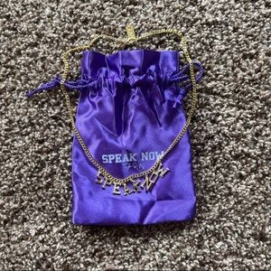 NEW Taylor Swift Speak Now Necklace